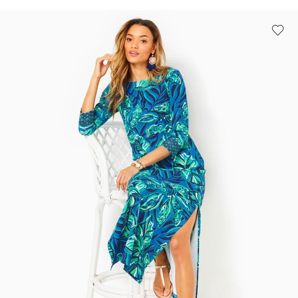 NWT Lilly Pulitzer Seralina UPF 50 ChillyLilly Maxi dress🌊🌴
